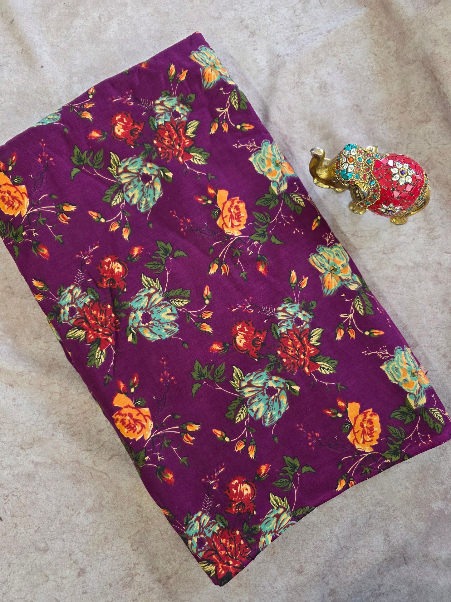 Jaipuri pure cotton running material -JA952