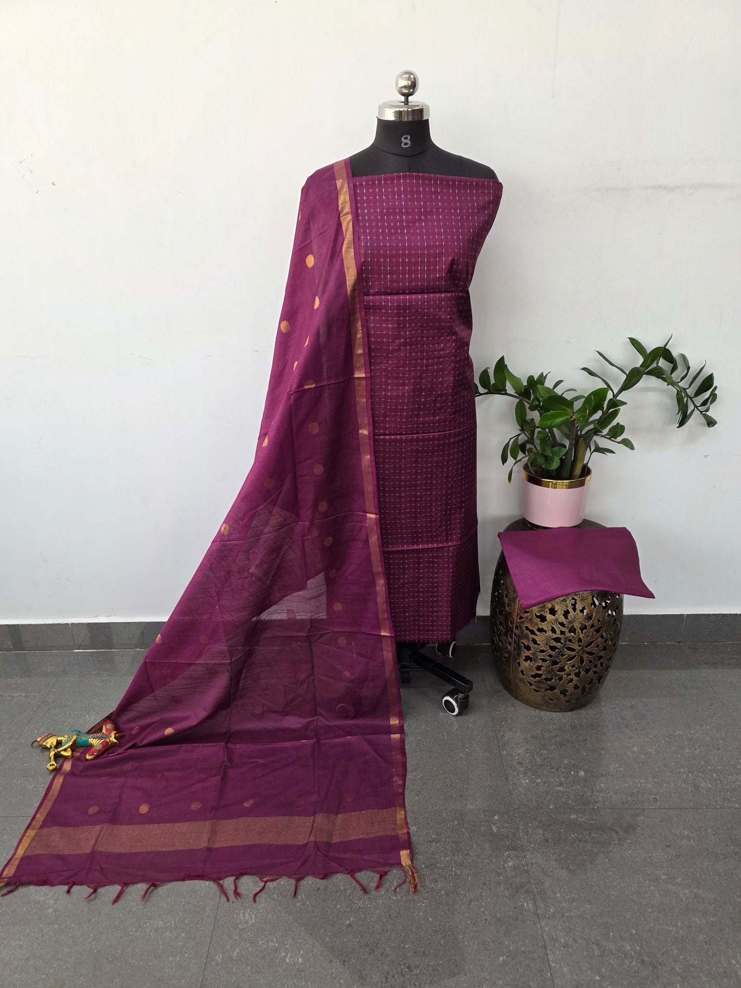 Bhagalpuri katan weaving set - BA541