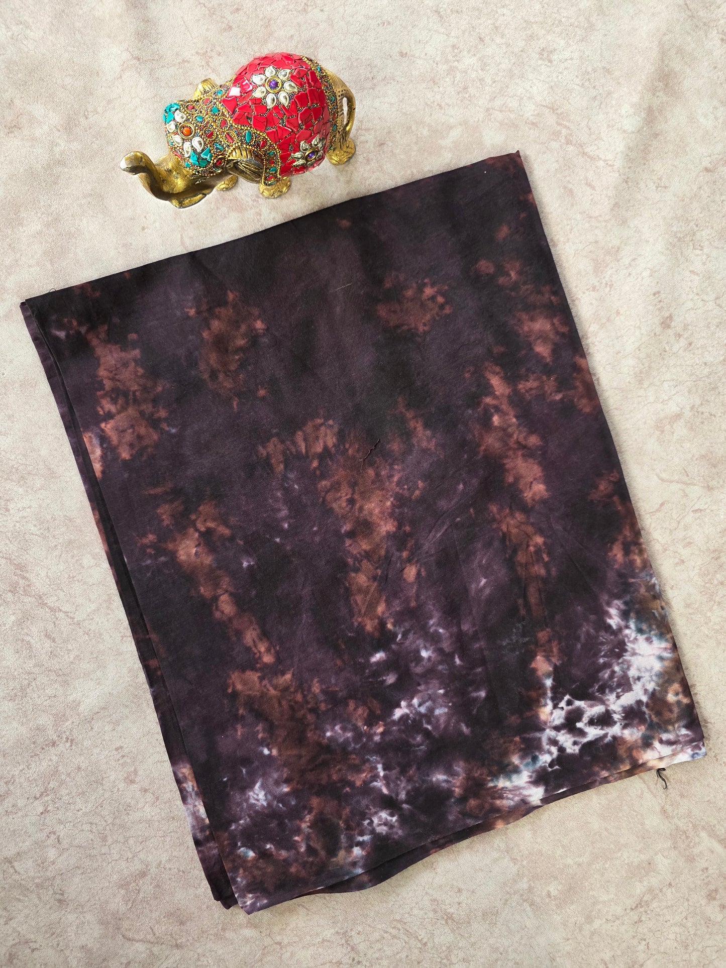 Tie & dye Batik Nighty/ Kaftan fabric ( approx 3 mtrs ) - NF84