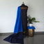 Madurai sungudi zari kattam salwar set - dark blue with ink blue MS24
