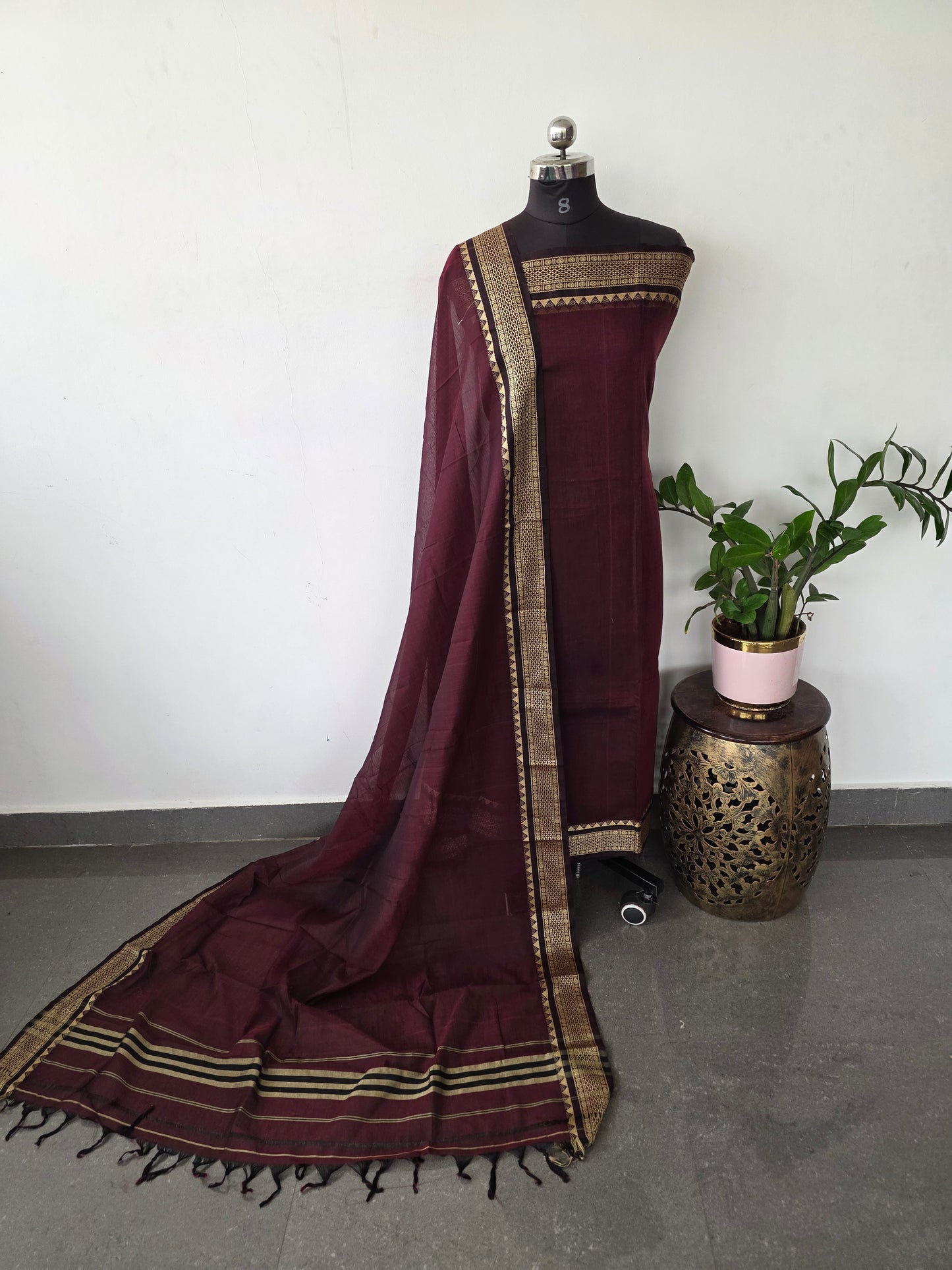 Mercerised narayanapet salwar set (4.5 meters)- NA506
