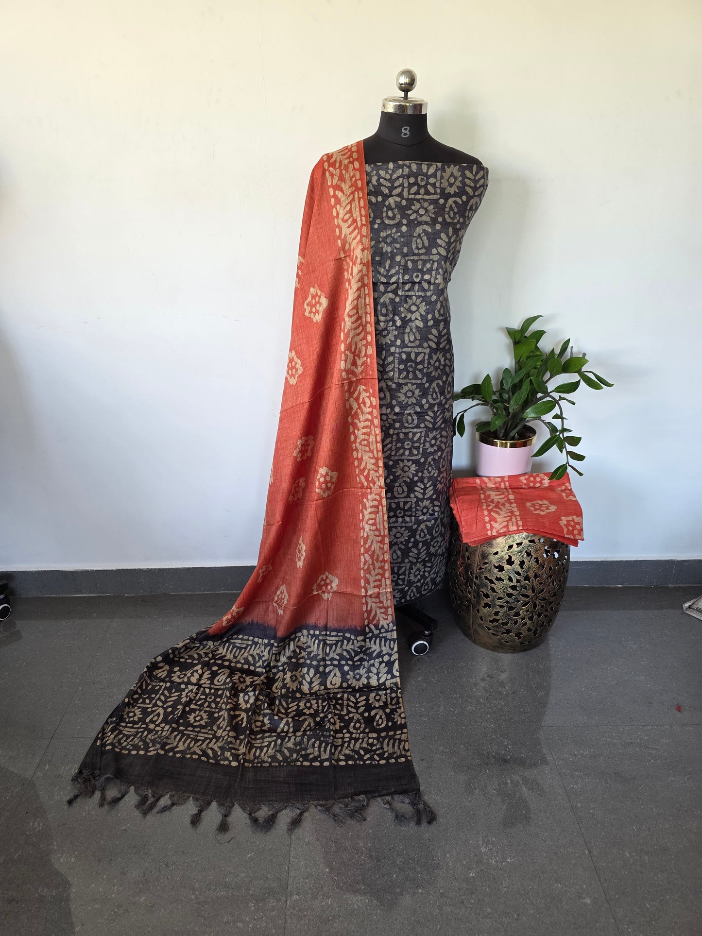 Bhagalpuri batik salwar set - BA187