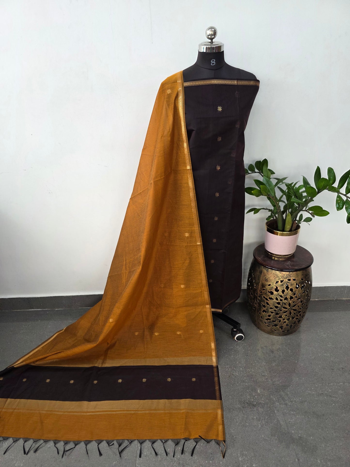 Semi Maheshwari silk salwar set - SM91