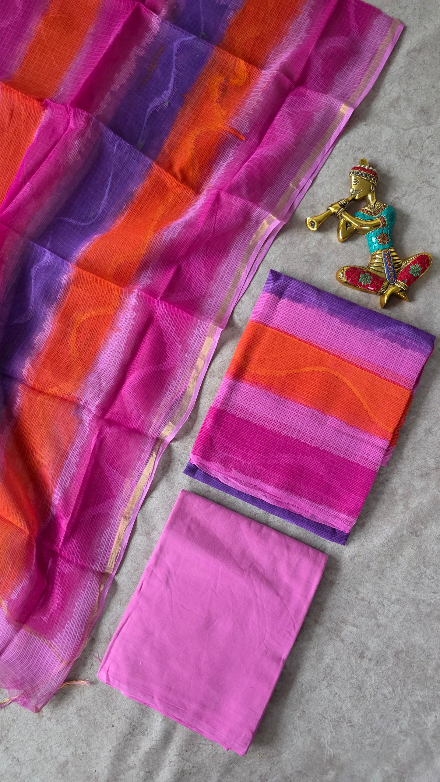 Handblock Jaipuri Kota doria set - JA711