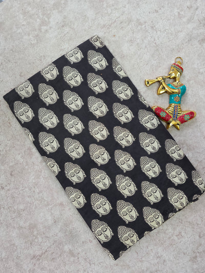 Pure kalamkari cotton running material -DK101