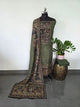 Penkalamkari inspired Muslin silk set-VM42