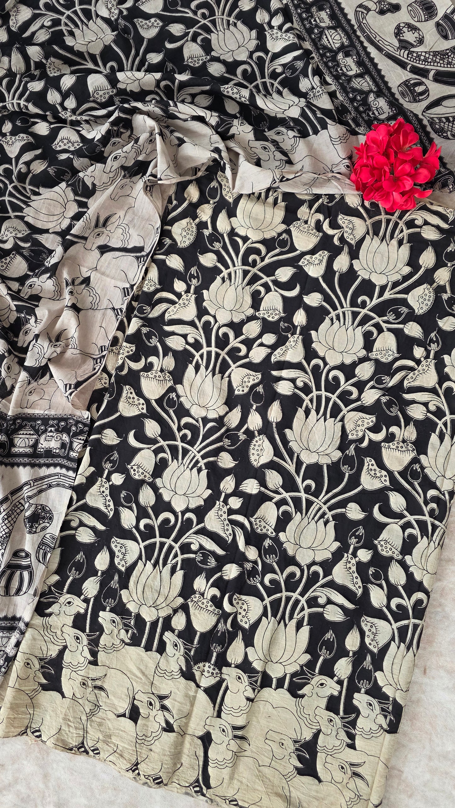 Pure kalamkari cotton salwar ( 2 pc set ) - AK115