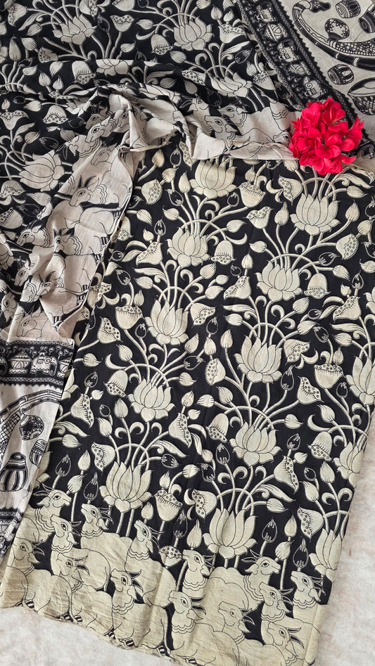 Pure kalamkari cotton salwar ( 2 pc set ) - AK115