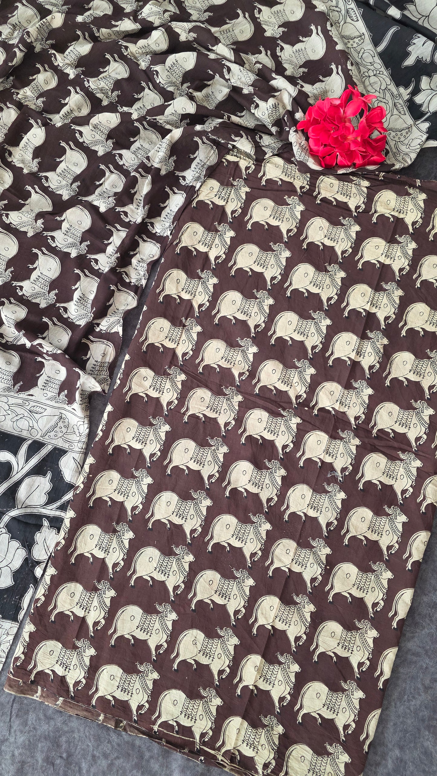 Pure kalamkari cotton salwar ( 2 pc set ) - AK122