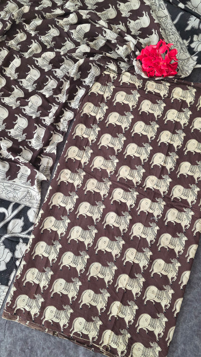 Pure kalamkari cotton salwar (2 pc set) - AK122