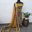 Kalahasthi Handcrafted Penkalamkari bangalore silk set -KH265