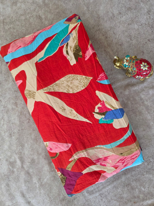 Jaipuri pure cotton running material (0.5 mtrs)-JA512