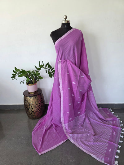Malai cotton West Bengal saree - BB592