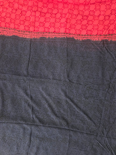 Handblock georgette salwar set -GE141
