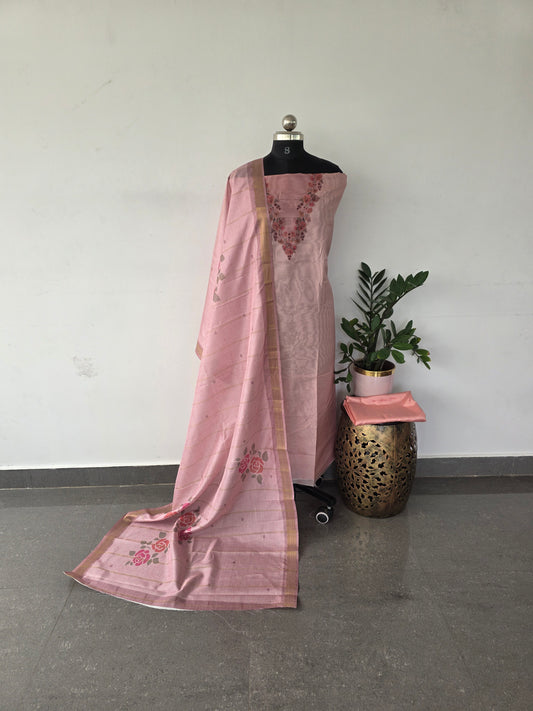 Fancy soft silk set - 17