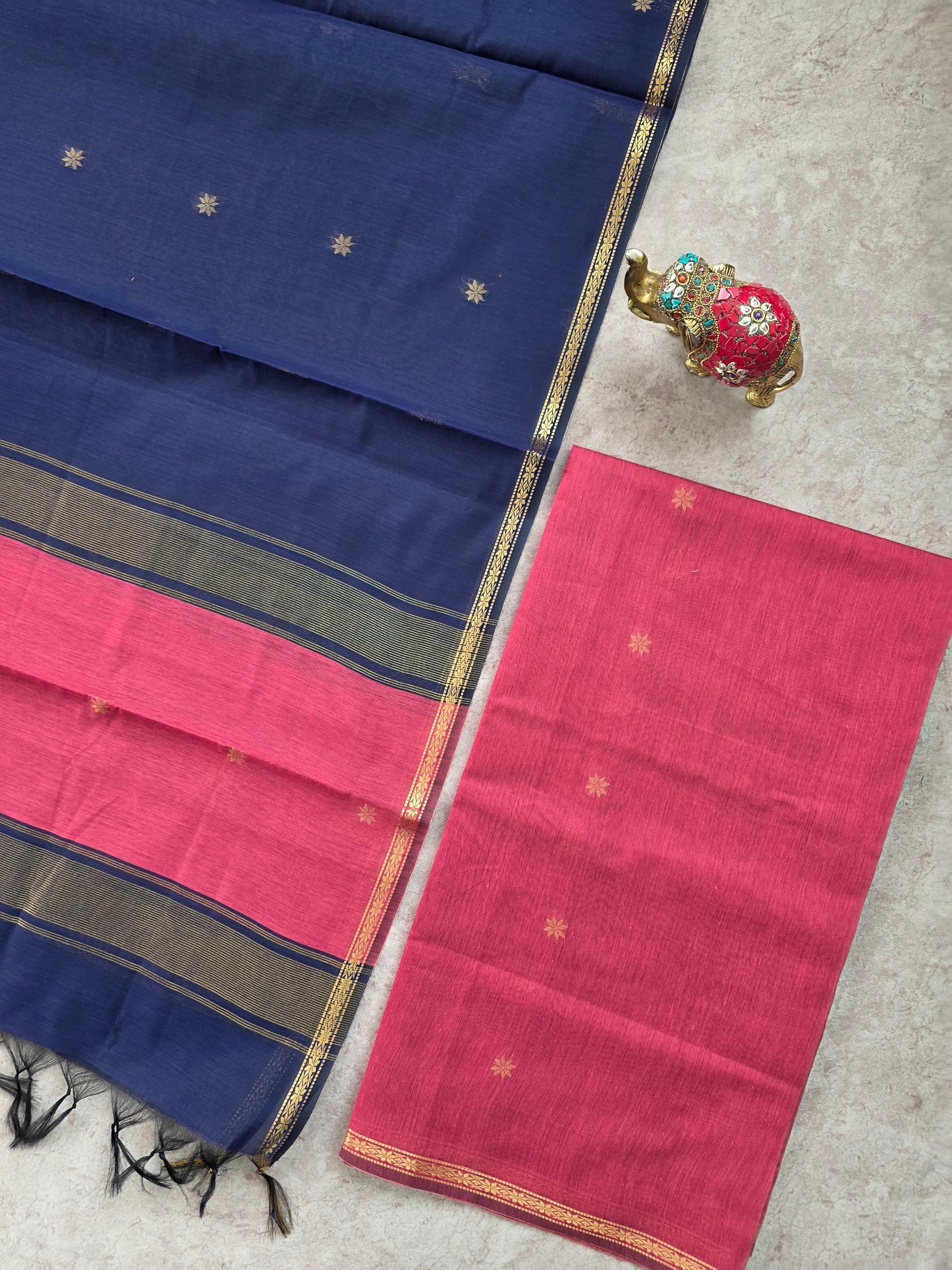 Semi Maheshwari silk salwar set - SM80