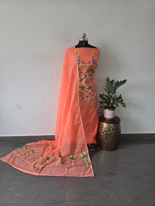 Premium Jamdhani silk cotton set- 83