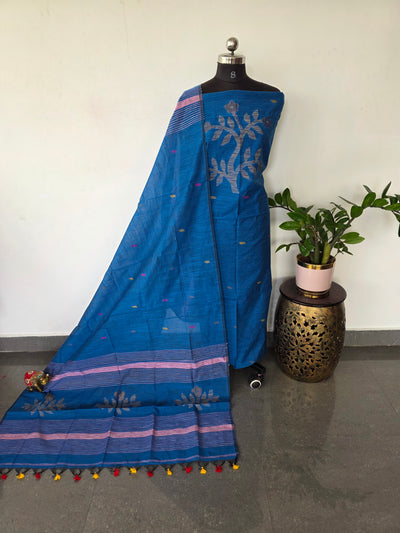 Semi muslin jamdhani salwar set - JMM454