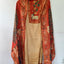 Penkalamkari inspired Muslin silk set-VM50