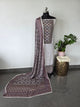 Party wear bandhani muslin silk with mirror work - CLA323