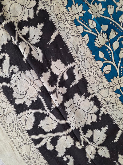 Pure Kalamkari Cotton Salwar Set (2.5 Metres) - Ak358