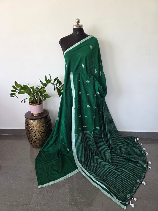Malai cotton  West Bengal saree - BB593