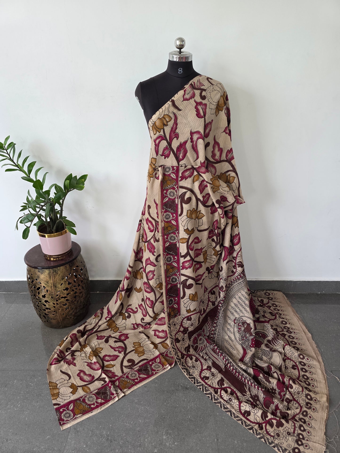 Authentic Kota kalamkari saree - AK165