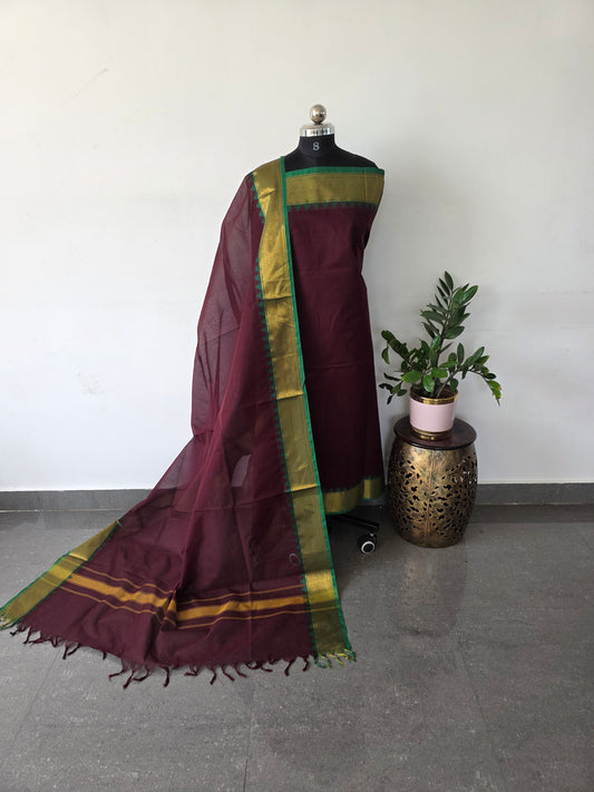 Premium chettinadu cotton set - DU75