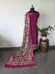 Gap border Checked chennuri kalamkari silk set-AK629