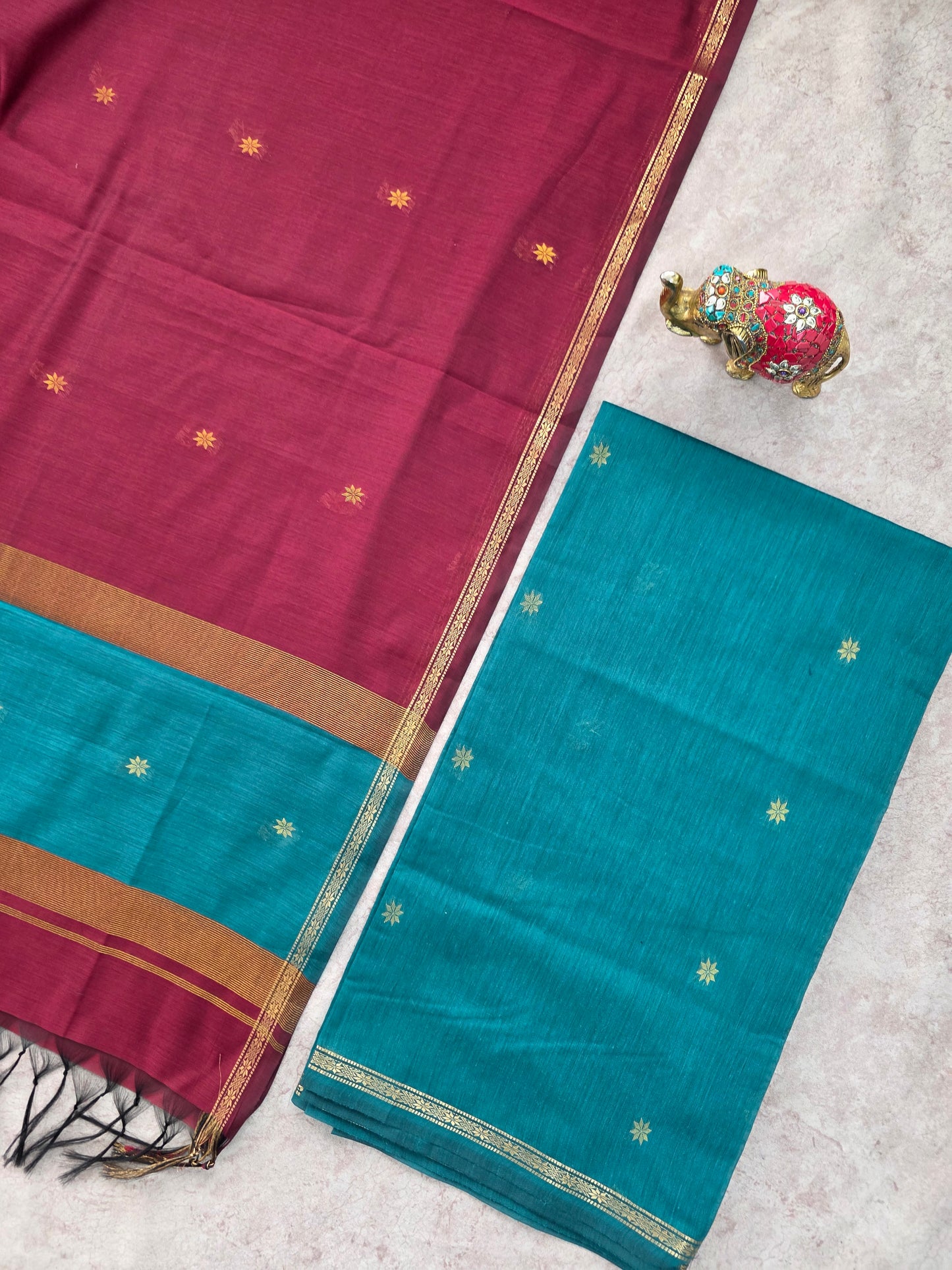 Semi Maheshwari silk salwar set - SM94