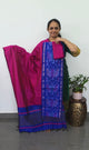 Pochampally sico set with ikkat damn -SD428