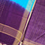 Checked Bhagalpuri fusion mangalagiri silk set - BA521