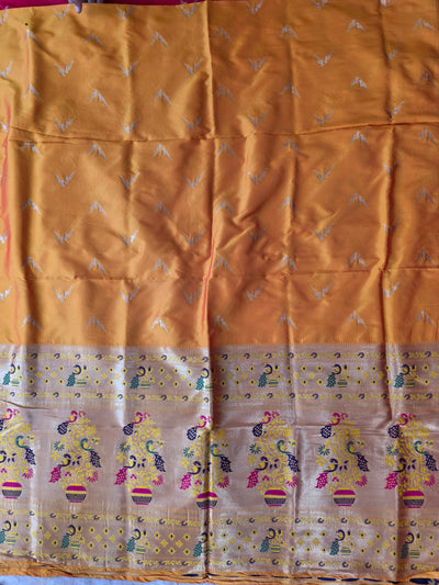 Paithani soft silk duppatta - V6