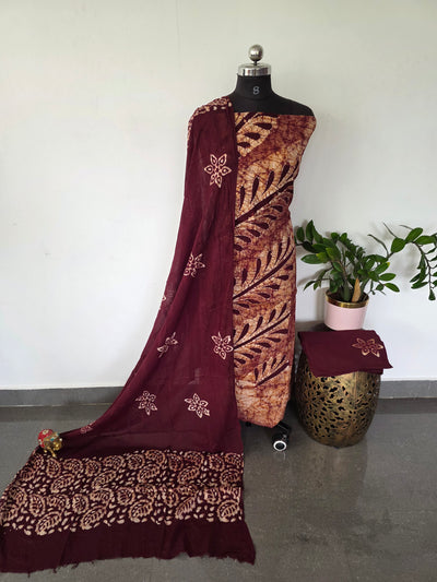 Handcrafted Batik cotton salwar set -BS43