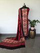 Handcrafted ajrakh modal silk set - HZ190