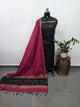 Semi Maheshwari silk set (black)-SM385