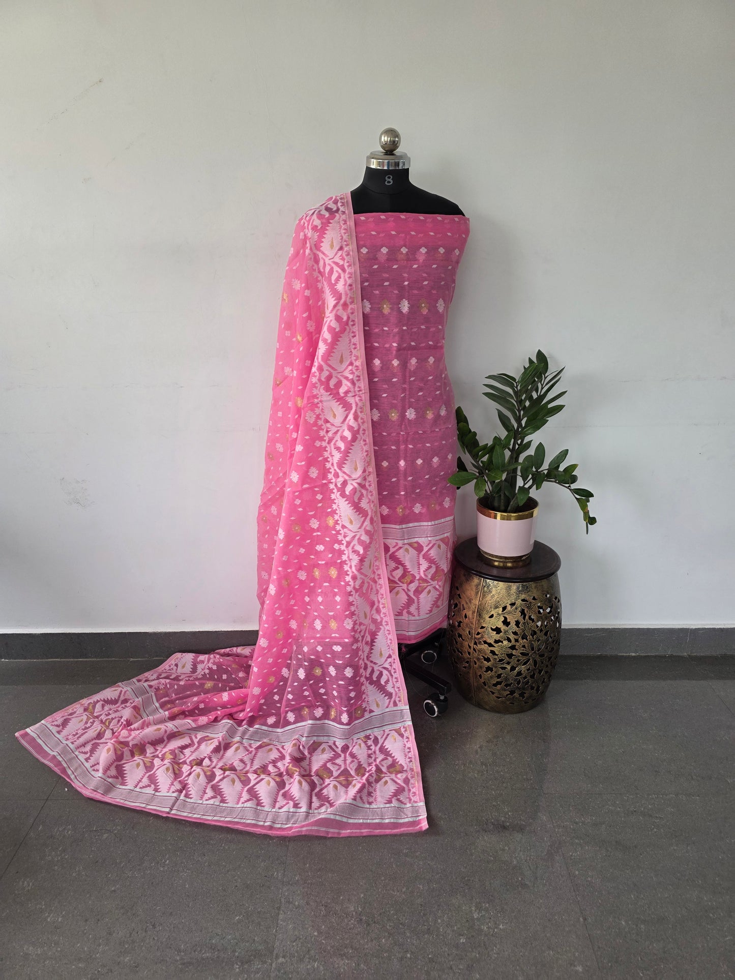 Jamdhani silk cotton set  - 46