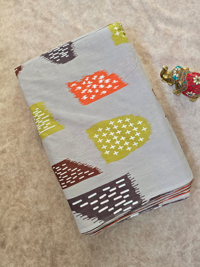 Jaipuri pure cotton running material -JA329
