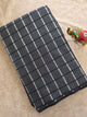 Prewashed kantha stitch Checked south cotton running material -HRM401
