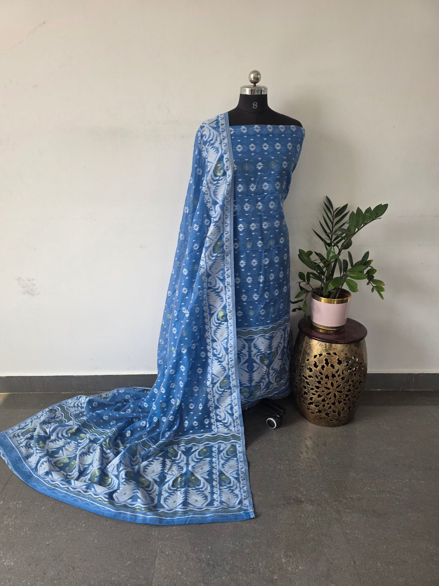 Jamdhani silk cotton set  - 57