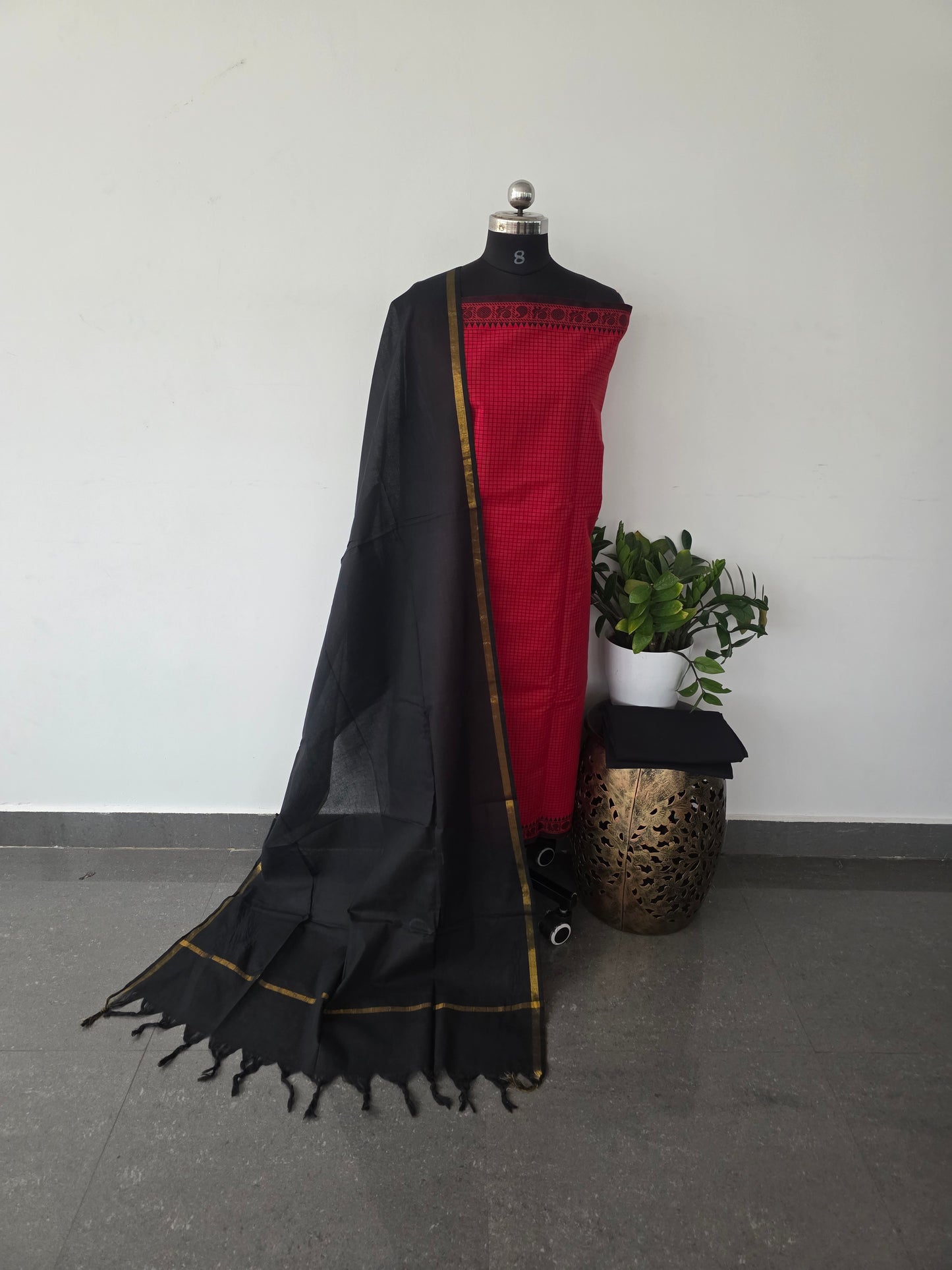 Pure handloom cotton set  -364