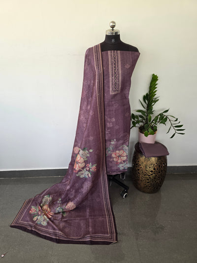 Premium semi tussar silk set - CLA282