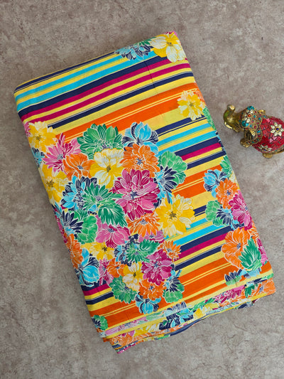 Jaipuri pure cotton running material -JA317