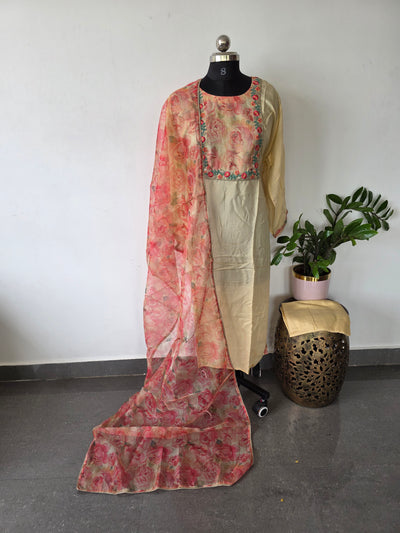 Premium silk cotton salwar set - CLA332