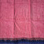 Handblock soft silk set with georgette shawl- GE256