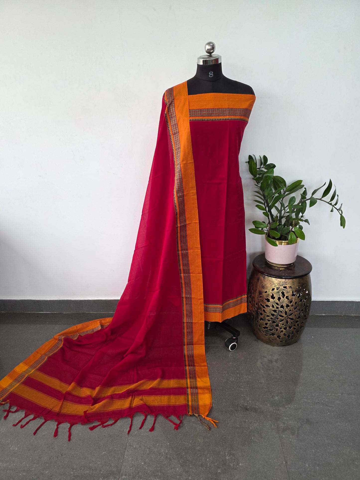 Mercerised narayanapet salwar set (4.5 meters)- NA416