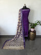 Pure chennuri silk top with pure chennuri silk kalamkari mangalagiri border  - AK329