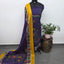 Kalahasthi Handcrafted Penkalamkari bangalore silk set -KH256