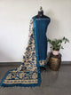 Gap border Checked chennuri kalamkari silk set-AK633
