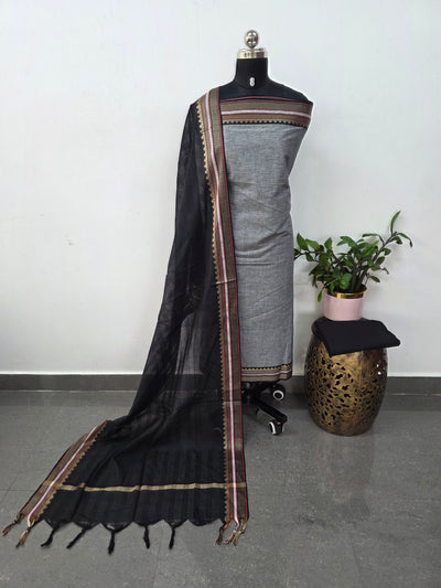 South cotton with mangalagiri border - HA107